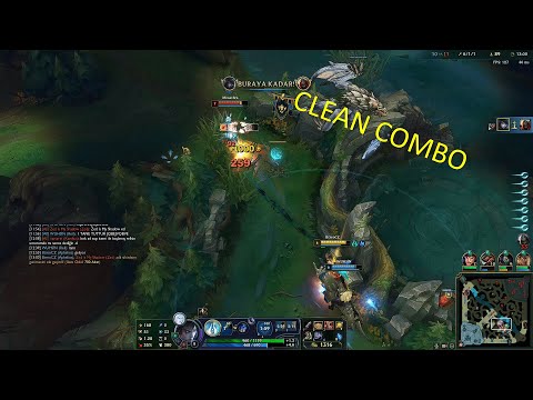 Aphelios clean combo for the 1000 gold shut down