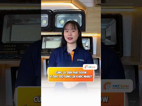 Đèn Pha Led Năng Lượng Mặt Trời 500W - P-SA500C | DMT Solar