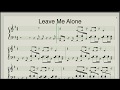Leave Me Alone Michael Jackson Piano Sheet Music Midi