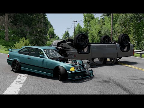 BeamNG.Drive [#287] - Realistic Crossroads & Intersection Crashes