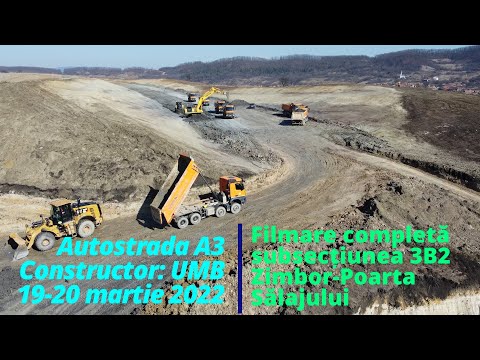 Autostrada A3, lot Zimbor-Poarta Sălajului, filmat complet