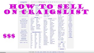 How to Sell on Craigslist | Full Walkthrough Step by Step