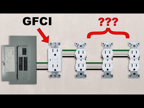 How to Wire a GFCI Outlet - What's Line vs Load? - Electrical Wiring 101