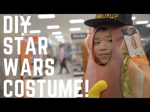 We made Star Wars Halloween costumes with random stuff at Target