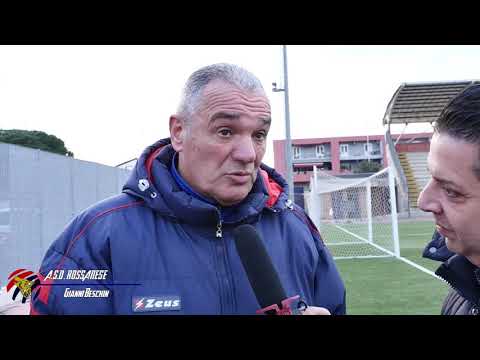 Intervista Post Partita: Gianni Beschin 16/02/2019 22°Giornata ⚽ASD Rossanese - Belvedere 1963