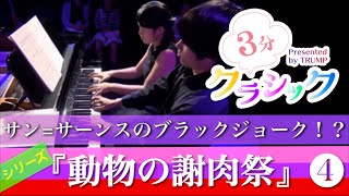 Download lagu 【3分クラシック】サン＝サーンス/『動物の謝肉祭』より「ピアニスト」「化石」「白鳥」「終曲」(辻真理恵・横山鳩子・高橋優介) mp3