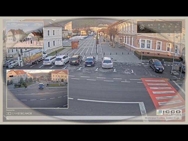 Live webcam view of Codlea Central Promenade