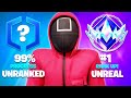Unranked To UNREAL Solo Reload Speedrun Fortnite Squid Game