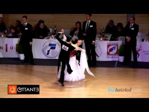 Volodymyr Lyatov - Veronika Myskho, Brno Open 2014, WDSF WO standard, semifinal - waltz