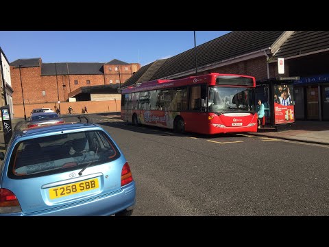 Short bus ride on the go north east scania omnicity on the 19 to North Shields ferry
