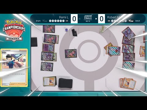 JUNIOR FINALS Mew VMAX Vs Mew VMAX - Oceania International Championships - Pokémon TCG