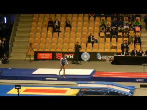 FRA 1 Emilie Wambote Tumbling Team Final Women 2015 World Champs