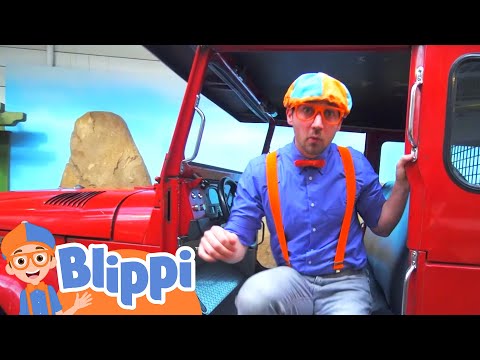 Blippi Visits an Outdoor Children's Museum! | Learn Dinosaurs & Colors | Educational Videos for Kids