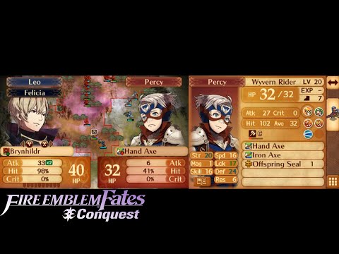 Fire Emblem Fates Conquest Lunatic Blind Paralogue Great Heroism