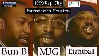 Bun B, Eightball &amp; MJG @ KBXX The Box in Houston (Rap City 1999) (Part 1 of 2)