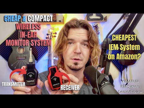 CHEAP and COMPACT Wireless In Ear Monitor System - Kimafun IEM Review