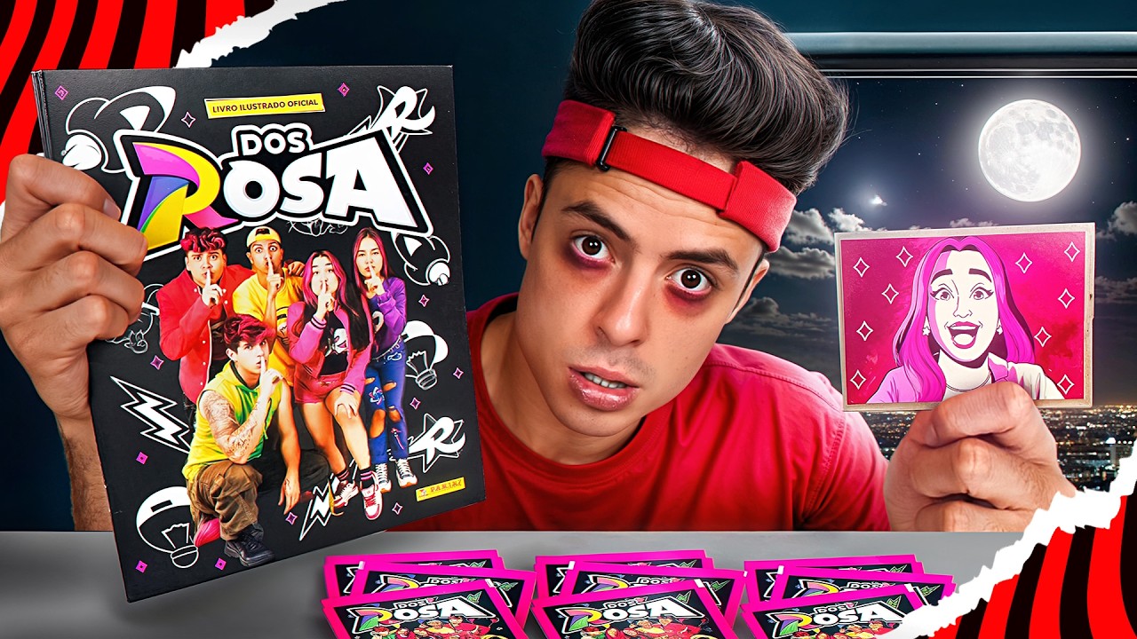 COMPLETANDO O ÁLBUM DE FIGURINHAS DOS ROSAS! *24 Horas