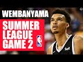 Victor Wembanyama scores 27 points in second Summer League game | CBS Sports