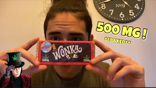 Wonka Bar, but for stoners ! 🍫🍃 (500mg Edible Review)