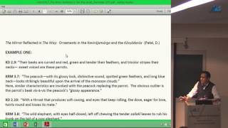 Deven Patel -The Mirror Reflected in the Way: Ornaments in the Kavirajamarga and the Kavyadarsa video