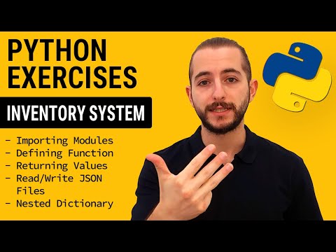 Python Exercise Full Inventory System In Python Beginner Level With Challenges Application