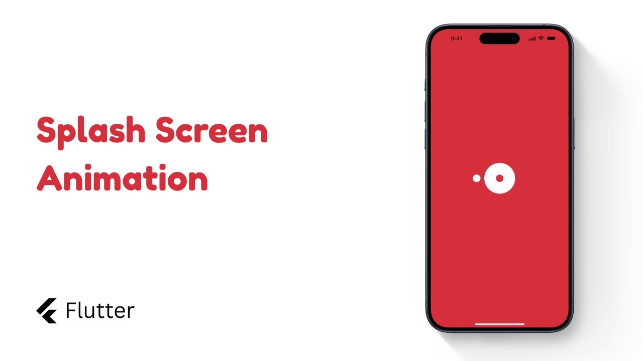Splash Screen Animation with Flutter