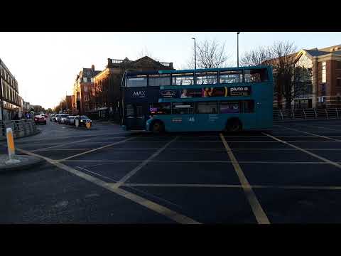 Arriva North East 57A to Durham from Hartlepool Interchange. 04/01/22