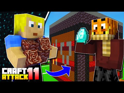 PALUTEN gets into debt with the Netherite Shop! - Minecraft Craft Attack 11 #46
