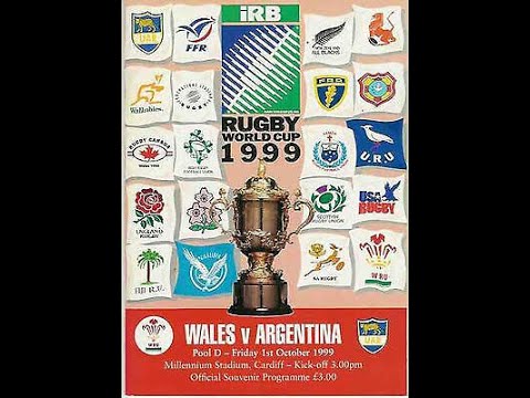 Wales v Argentina 1999 Rugby World Cup Opening Ceremony & Full Game