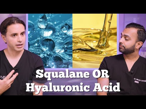 Hydration Showdown: Squalane vs Hyaluronic Acid | which is good for you ? | Dr. Somji & Dr. Solomon