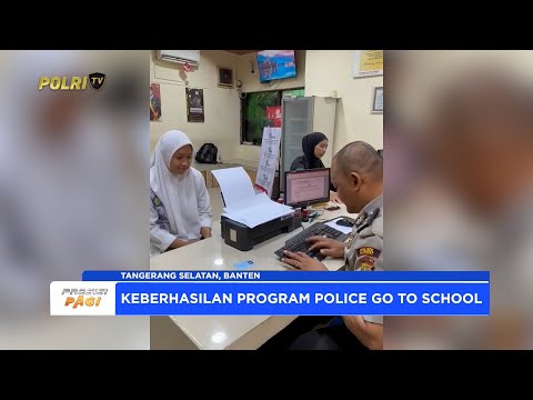 POLSEK CIPUTAT TIMUR POLRES TANGSEL MELAYANI SISWI UNTUK MELAPOR KEHILANGAN DOKUMEN