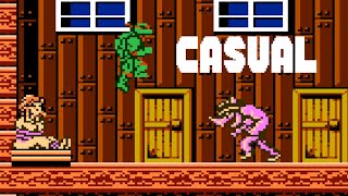 Casual Longplay: Teenage Mutant Ninja Turtles (NES-NA version) full game session