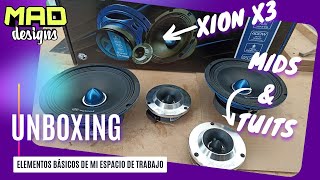 XION car audio  unboxing de set de medios XION X3