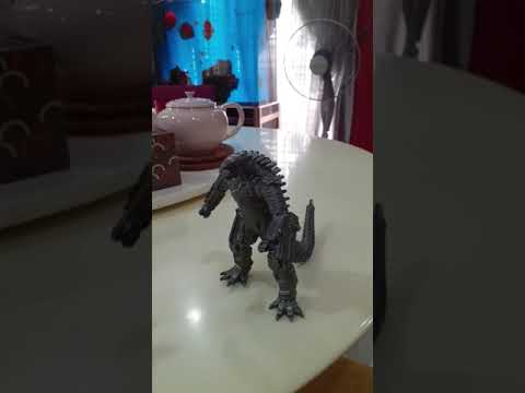 mechagodzilla and Burning Godzilla Angry