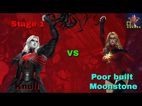 Moonstone gameplay against Knull - Marvel Future Fight