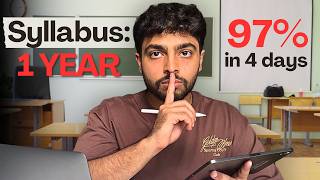 How to CRAM EVERYTHING IN 4 HOURS For Finals (you can delete youtube after this)