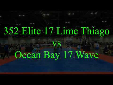 352 Elite 17 Lime Thiago vs OBV 17 Wave
