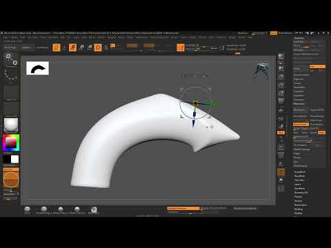 Gizmo Falloff with Cloth Dynamics