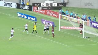 preview picture of video 'Ganso abre o placar para o São Paulo contra o Flamengo'