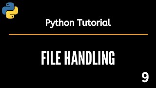 File Handling in Python || Read, Write and Append Files