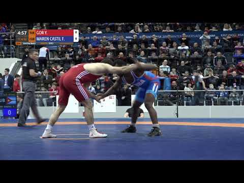 1/2 FS - 74 kg: Y. GOR (TUR) v. F. MAREN CASTIL (CUB)