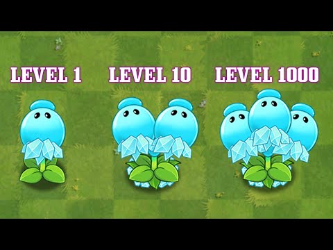 Snow Pea LEVEL 1-10-1000 Power-Up! in Plants vs Zombies 2 Mod