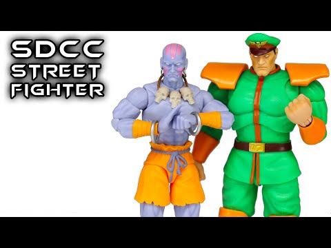 Jada M. BISON & DHALSIM SDCC Street Fighter Action Figure Review