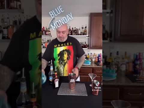 Blue Monday! #mixeddrinks #cocktails #cocktailrecipes #mixology #shots #oceanvodka #cointreau