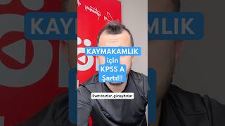 Kaymakamlık için KPSS şartı Yayımladı. #hukuköğretir #kaymakamlık