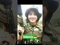 Indonesia Female Army Look Shorts Viral Video Army