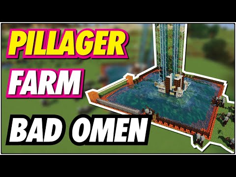 Minecraft Pillager Farm | Easy, Fast, Full Auto Bad Omen (1.21+)