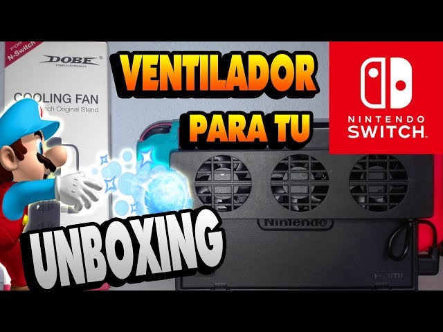 Vídeo relacionado con Moliuoly Ventilador compacto y ligero para Nintendo Switch con velocidad ajustable
