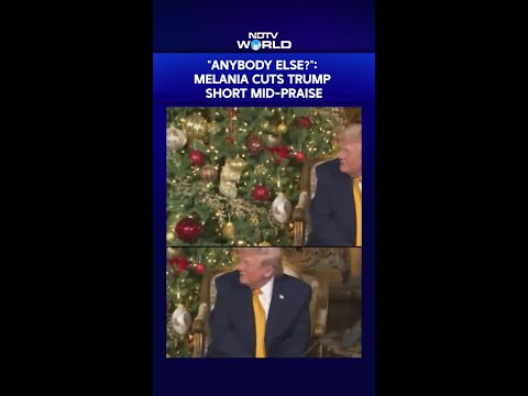 "Anybody Else?" Melania Cuts Trump Short Mid-Praise During Christmas Call At White House