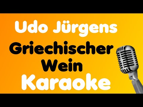 Udo Jürgens • Griechischer Wein • Karaoke